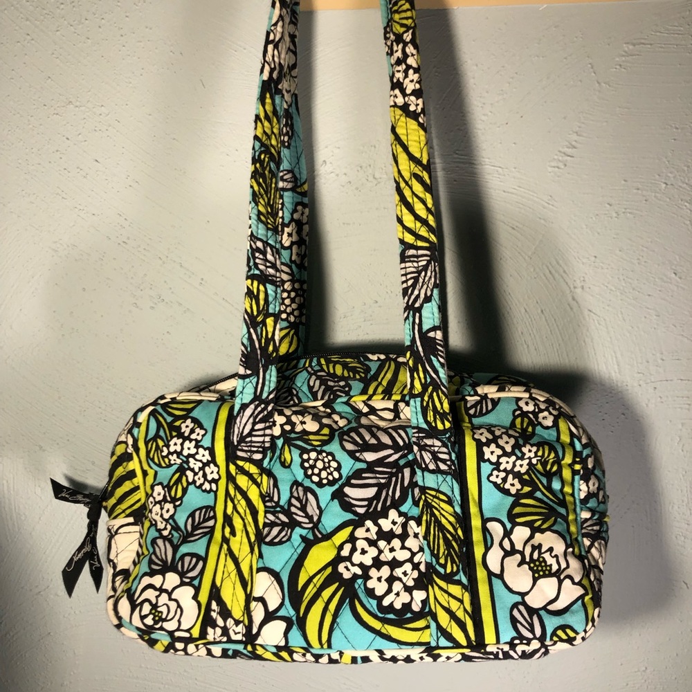 Vera Bradley Small Travel Duffle Bag Retired Island Blooms Purse Shoulder Bag